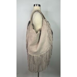 Johnny Was suede Fringed Shoulder Bag
